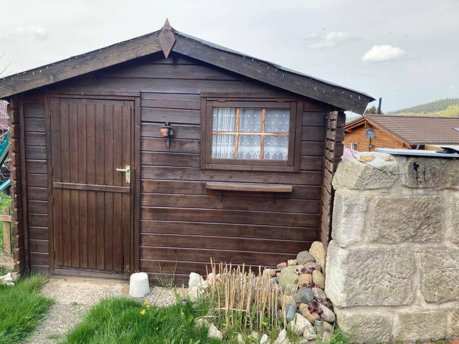 Behagliches Nurdachhaus Im Ferienhausgebiet Лангельсхайм Экстерьер фото